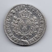 (1322) Frankreich, Ecu 1779, -vz