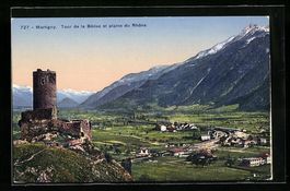 Martigny, Tour de la Bâtiaz et plaine d