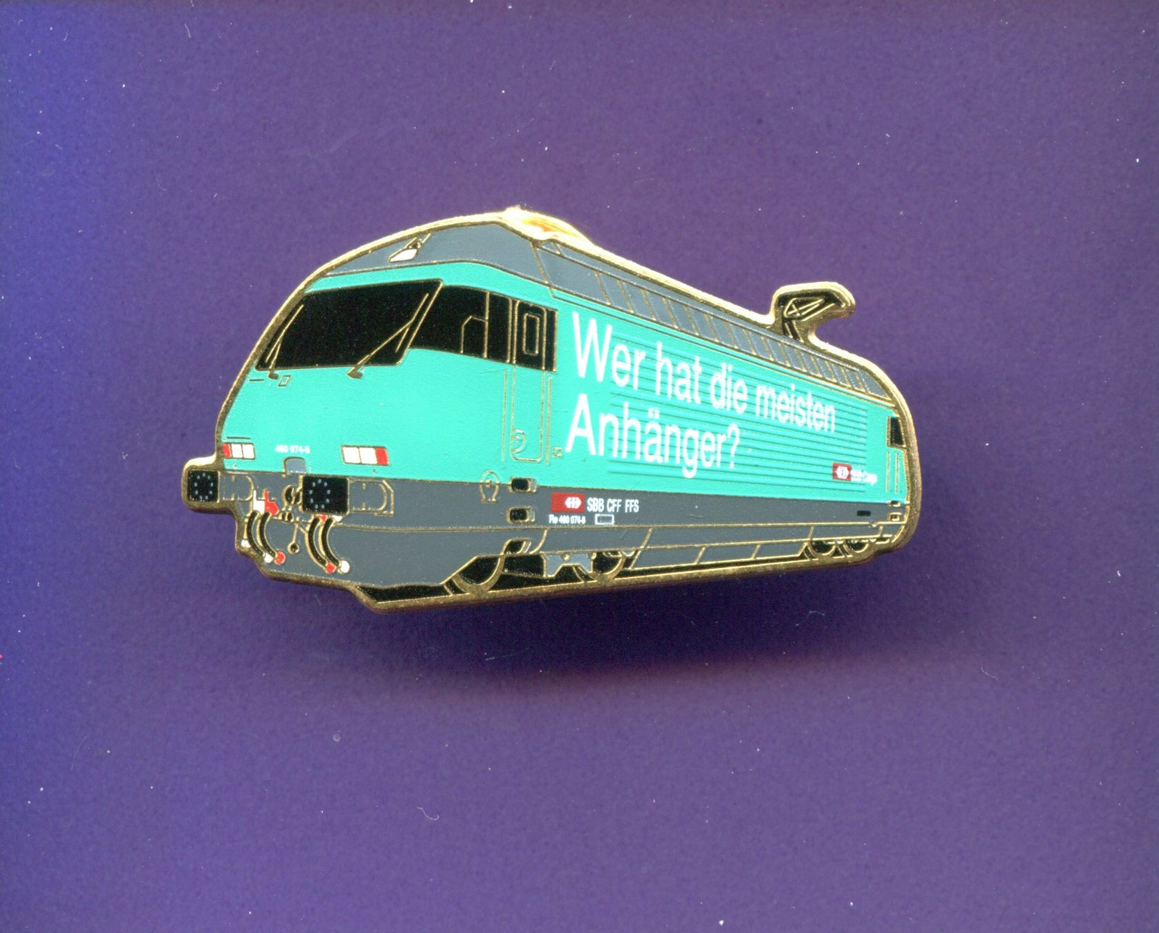 SBB/CFF/FFS Placchette & Badge: Schmid-Müller  Re 460  " Wer hat die ... "  Lim.500 – Usato da Winterthur venduto da Sammleroase