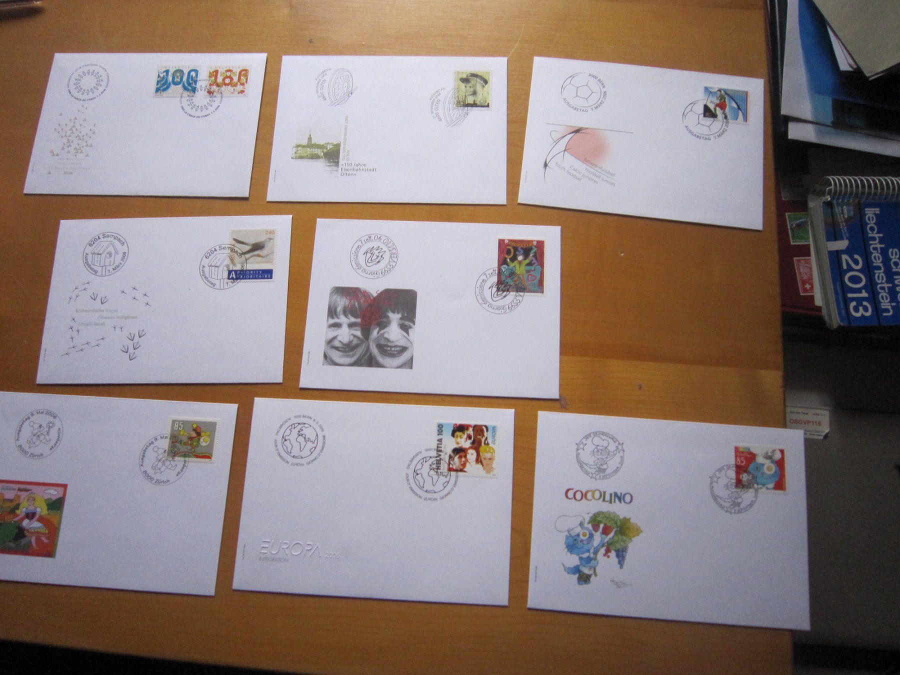 Tutti i francobolli: CH 2006 FDC kleine Zusammensetzung – Usato da Gordola venduto da Polentaefung