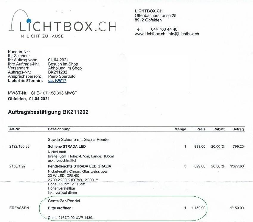 Bankamp Lustres & lampes de plafonds: LED Pendelleuchte – D'occasion à Arni AG par BrunoRohr 3