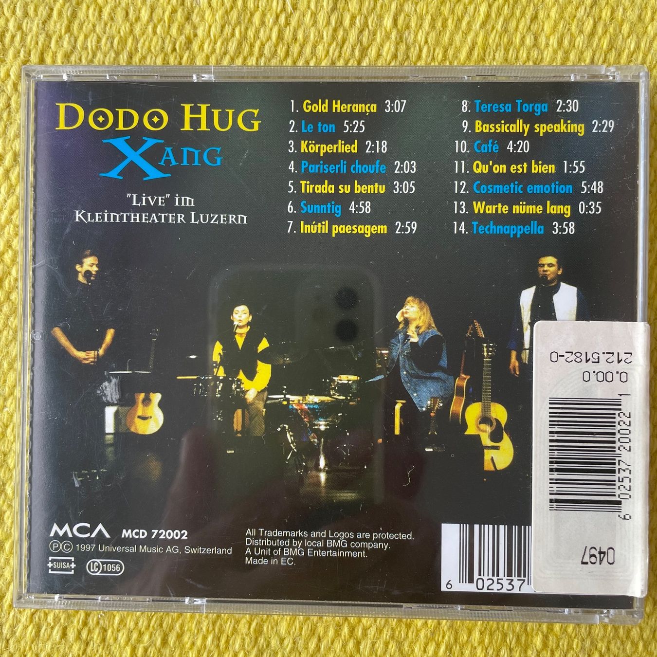 CD: DODO HUG-XANG – Usato da Rorschacherberg venduto da CD-Roli 1