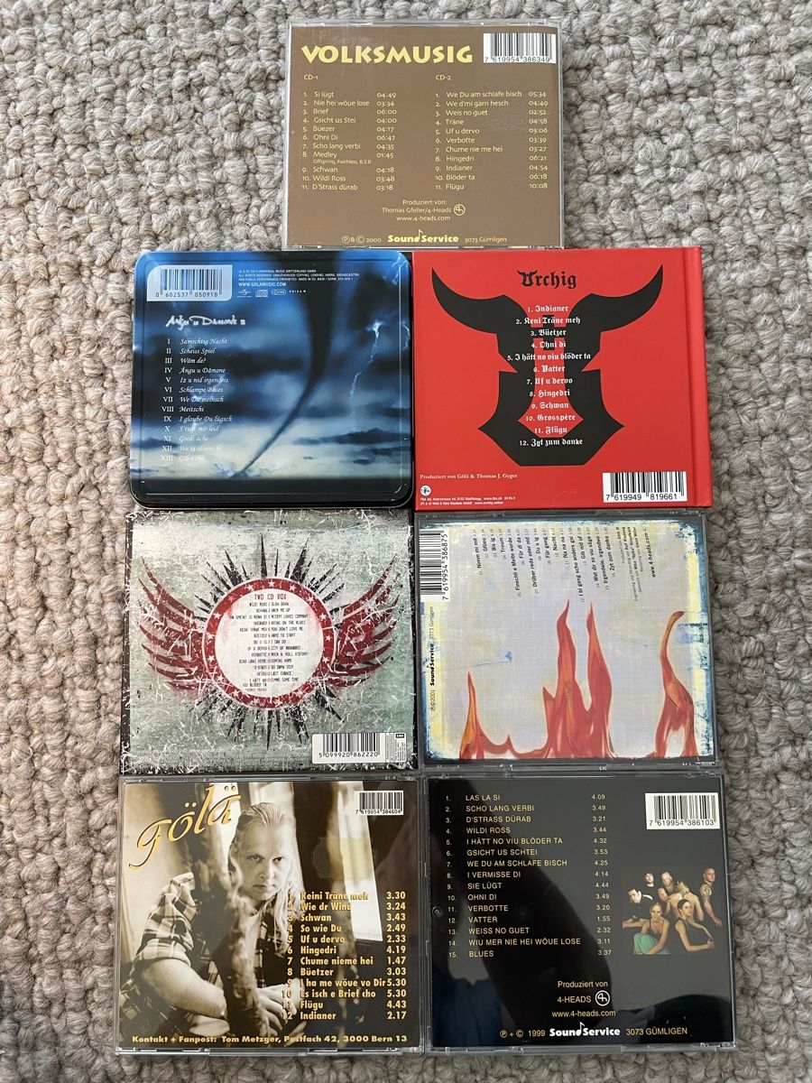 CDs: 7x Gölä – D'occasion à Reinach AG par trigger7811 1