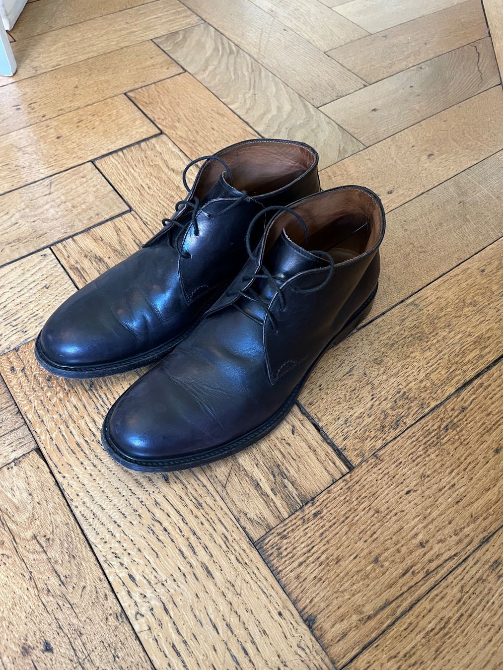 Navyboot Scarpe da uomo: Navyboot Lederschuhe halbhoch – Usato da Bern venduto da ei.ma
