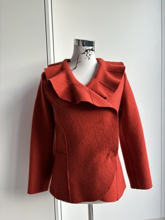 Wollwalk Jacke Gr. 38, neu aus Schweizer Nähatelier
