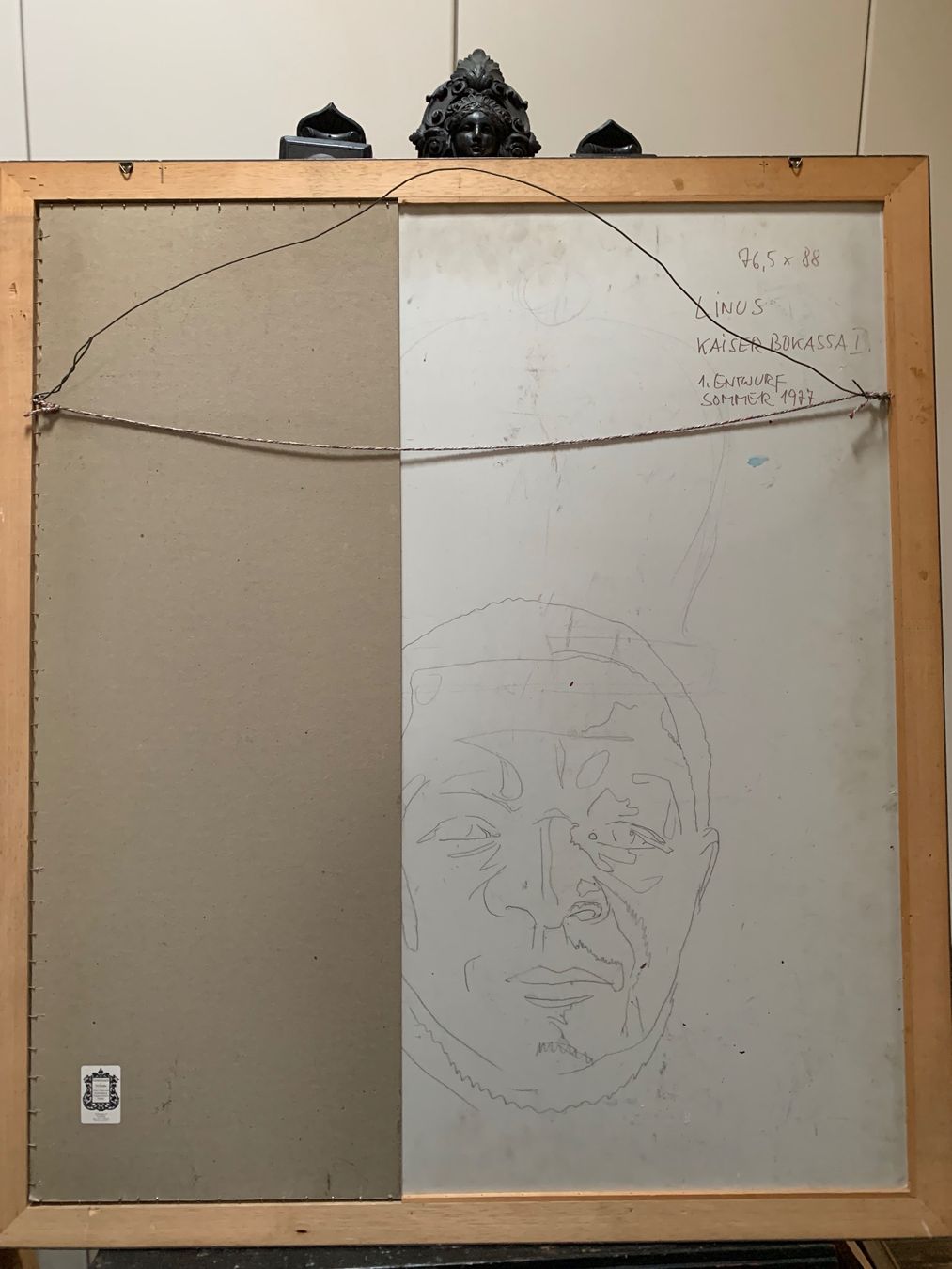 Gemälde: LINUS  Kaiser Bokassa der I. 1977 – Gebraucht aus Wolfhalden von SecondAntique 8