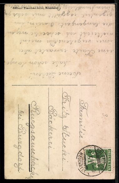 Cartes postales: AK Colombier, Le Nouveau Collège – D'occasion à Berlin par bartko-reher 1