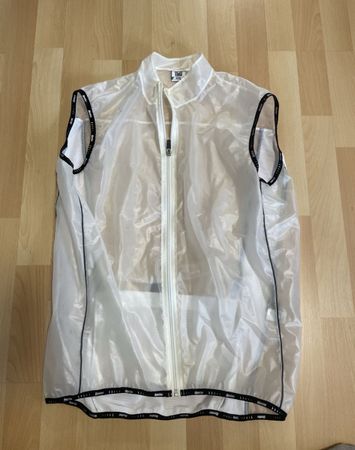 Gilet ciclismo Santini trasparente XXL -