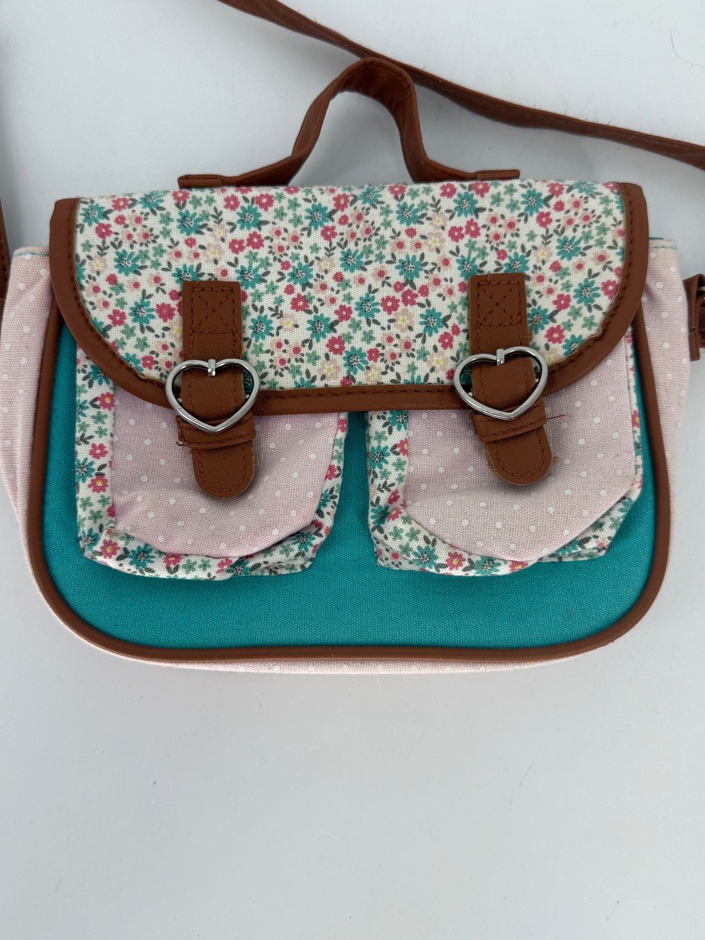 Borse & Zaini: Kindertasche / Umhängetasche mit Blumenmuster – Usato da Auenstein venduto da moin. 1