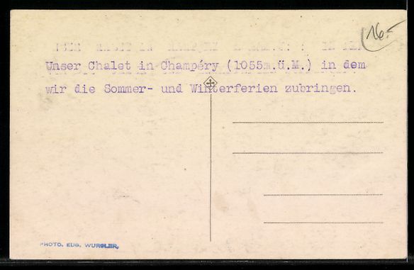 Cartes postales: Foto-AK Champéry, Chalet – D'occasion à Berlin par bartko-reher 1
