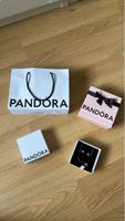 Pandora Set: Halskette und Ohrringe, neuwertig, ideales Gesc