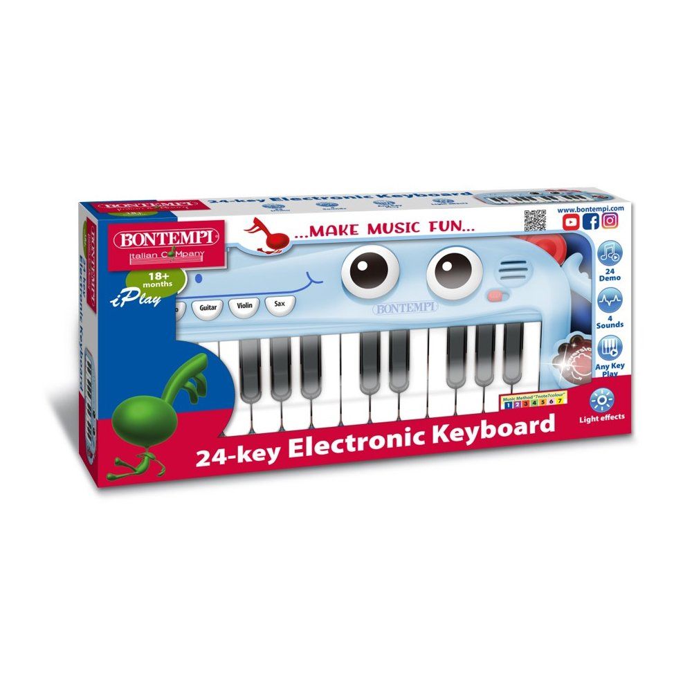 Strumenti musicali: Kinder Elektronik Keyboard blau, 24 Tasten – Nuovo e nell'imballaggio originale da Weinfelden venduto da salehouse 1