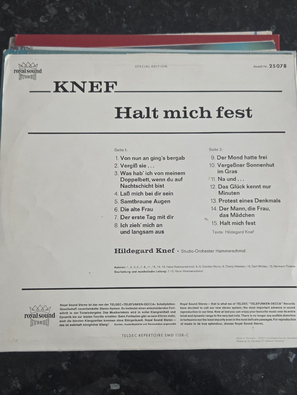 Dischi in vinile: Knef  – Usato da Müntschemier venduto da Fee_00 1