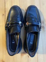 Zara Loafer schwarz mit Profilsohle Grösse 38 gebraucht