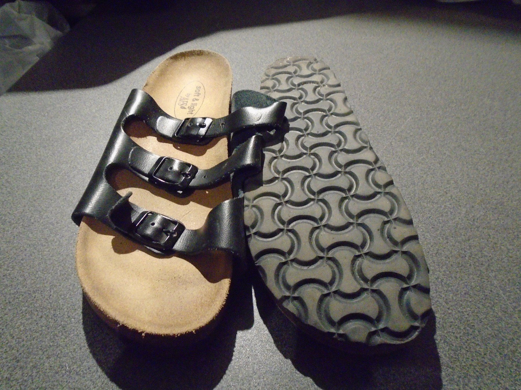 Scarpe da donna: Pantoletten Grösse 40, soft & light by AFS, schwarz – Usato da Zürich venduto da abraxas1291