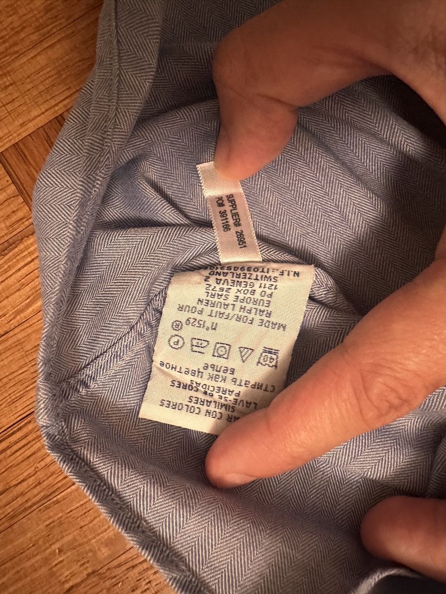 Ralph Lauren Camicie: Polo Ralph Lauren Hemd Grösse XL hellblau – Usato da Baden venduto da Marytumby 7