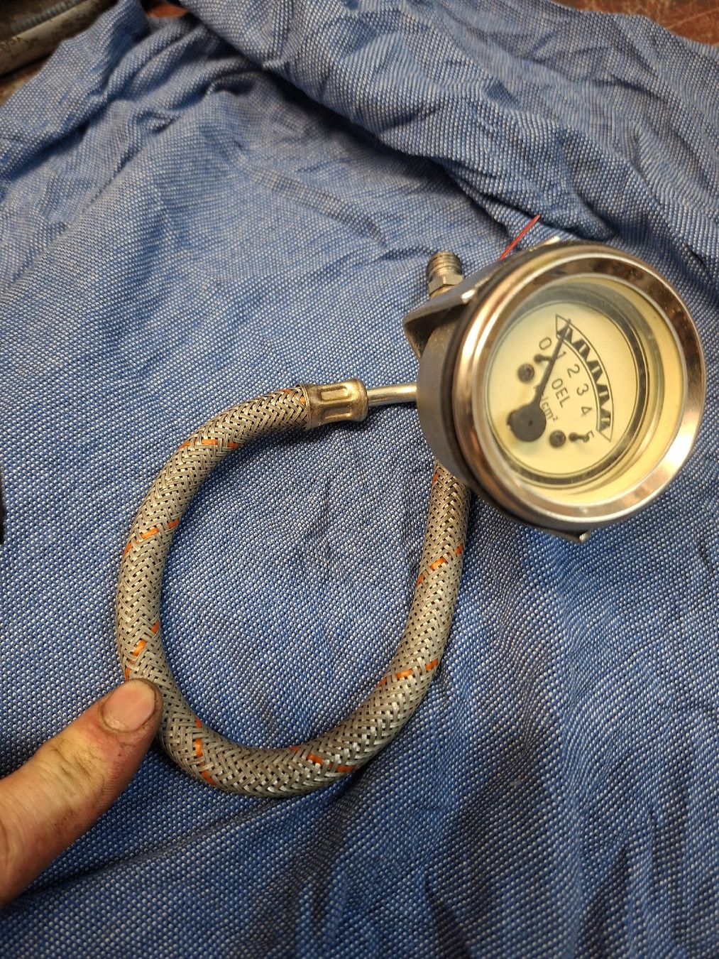Altro per industria metallurgica: Öldruckmanometer Bührer Oldtimer 52mm – Usato da Aeschau venduto da Elu2000 1