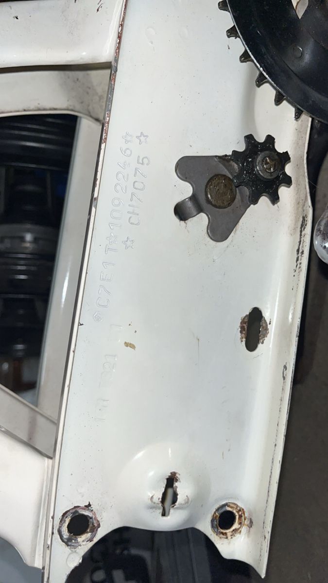 Piaggio Mofas: Piaggio Ciao Rahmen – Defekt aus Lützelflüh-Goldbach von ter_8dyn 4