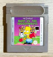 The Simpsons Bart vs the Juggernauts Gameboy