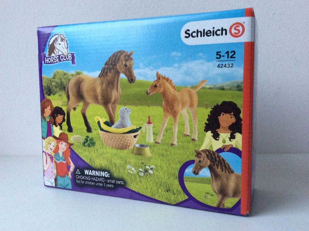 Assortiment Figurine Cheval avec Poulain et Chiot