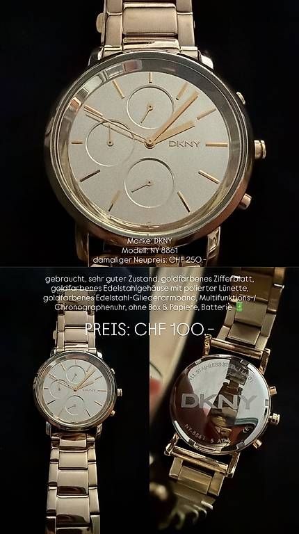 Orologi: DKNY - Modell: NY 8861 – Usato da Muttenz venduto da Cinolicious