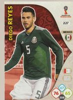 FIFA WORLD CUP RUSSIA 2018 Adrenalyn XL 227 DIEGO REYES MEX