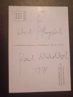 Paul Wunderlich - Handsigniert - Kunst - 2010 verstorben