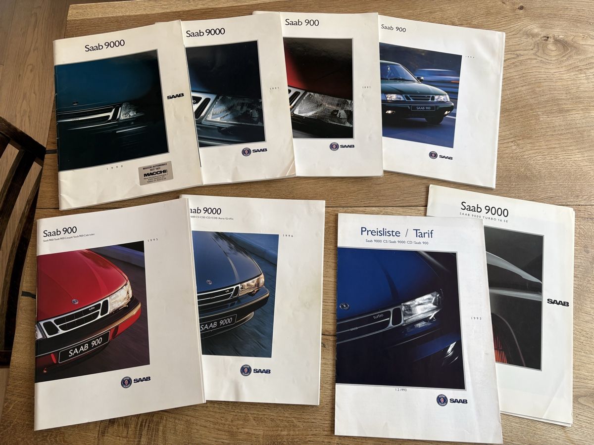 Saab Dokumente: SAAB Prospekte Div. – Gebraucht aus Bauma von haelge01