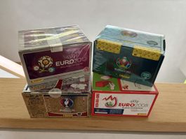 4 panini box EM 2008/2012/2016/2020 Schweizer Edition