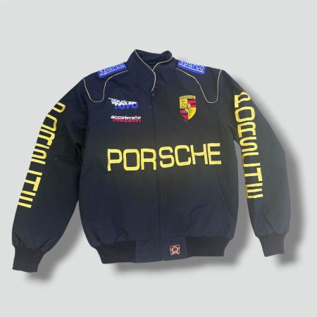 Porsche streetwear 00s racing jacket vintage sport