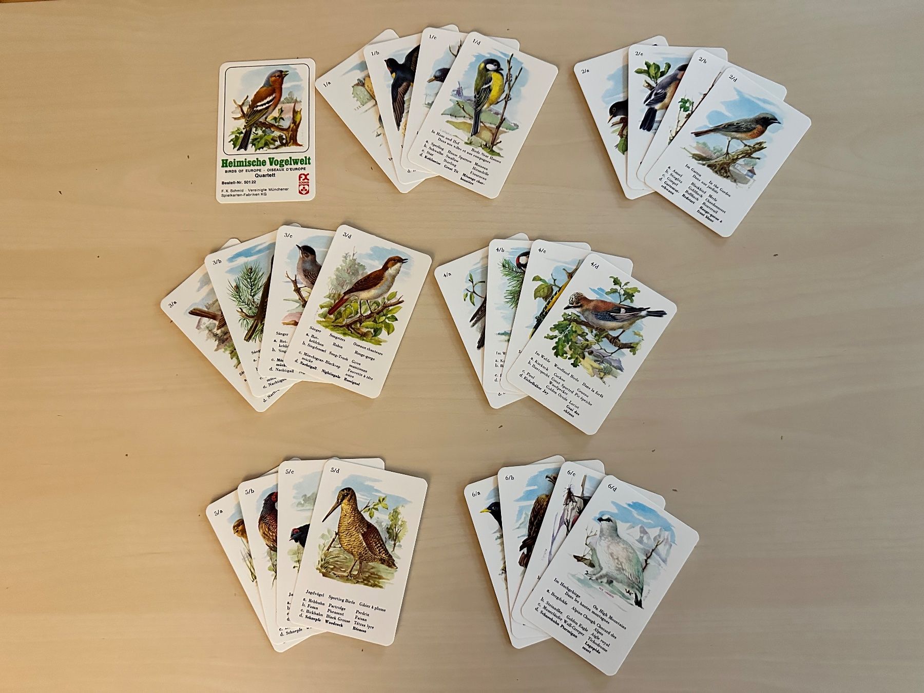 Giochi: Quartett Heimische Vogelwelt – Usato da Bülach venduto da Jubet 6