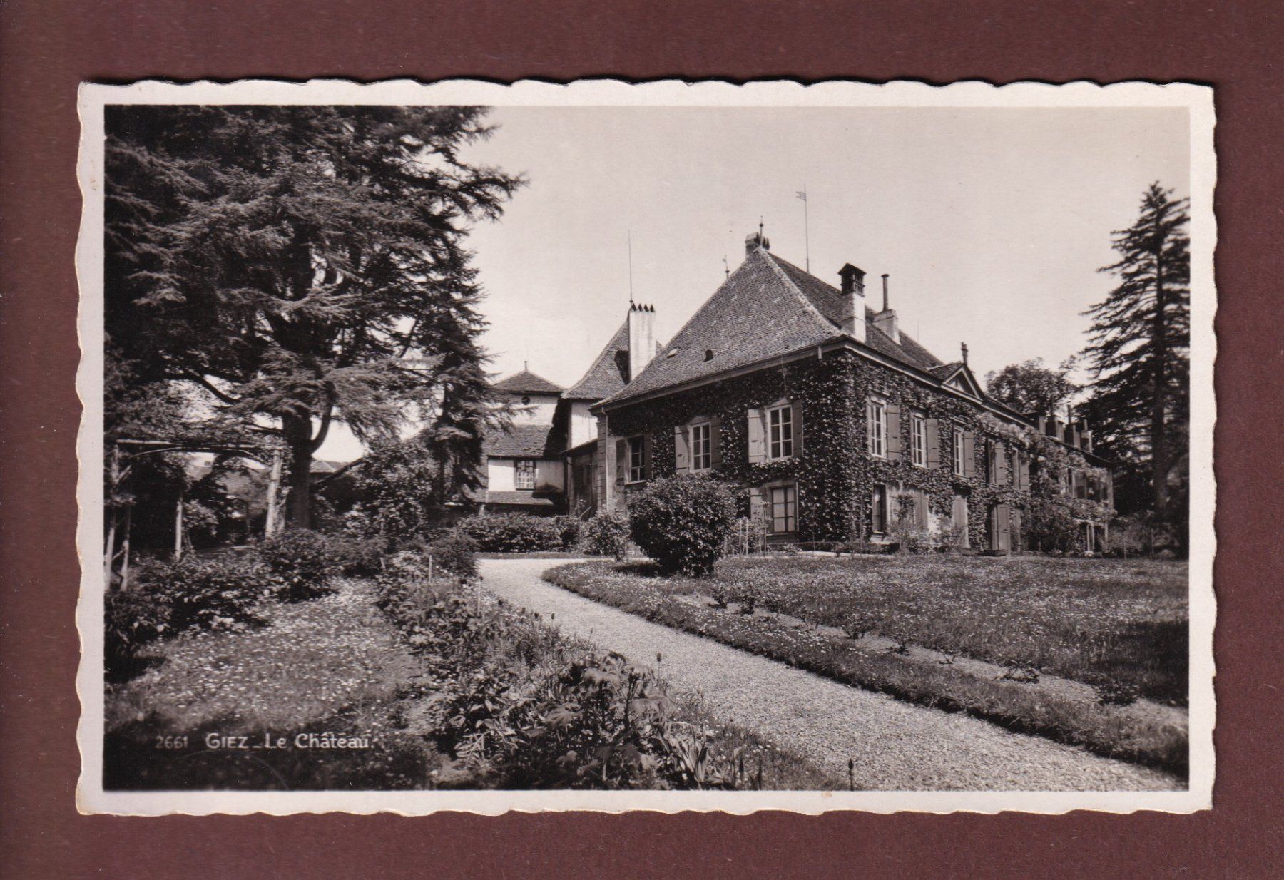 Ansichtskarten: GIEZ - Le Château – Gebraucht aus Pully von nicecards-shop