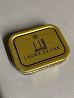 Scatola Dunhill Light Flake, metallo, usata, contenitore