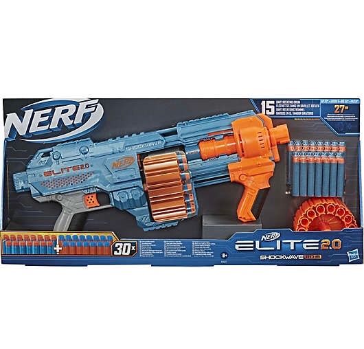 Nerf Giocattoli: Hasbro Nerf Elite 2.0 Shockwave RD-15 – Nuovo (secondo la descrizione) da Basel venduto da Seifehuesli 2