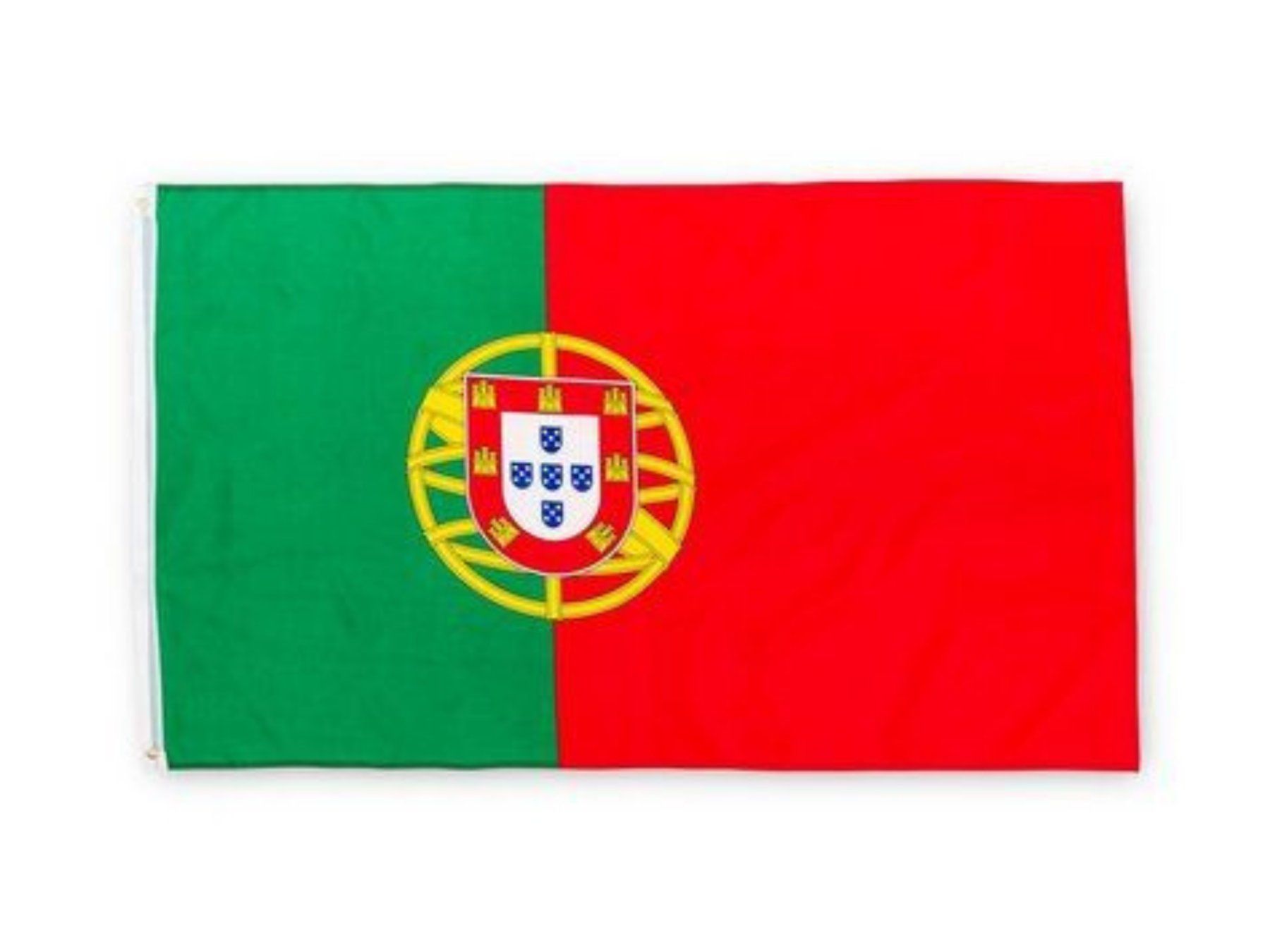 Bandiere: Drapeau Portugal 90x150 cm – Nuovo e nell'imballaggio originale da Dombresson venduto da Saluro