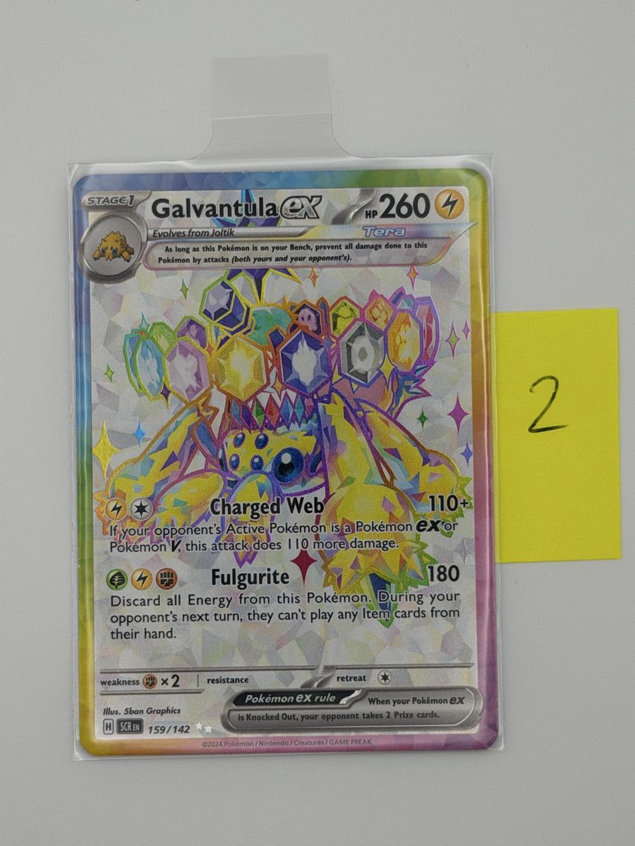 Pokémon Carte collezionabili: Pokémon Galvantula ex 159/142  – Nuovo (secondo la descrizione) da Uster venduto da EDM1903