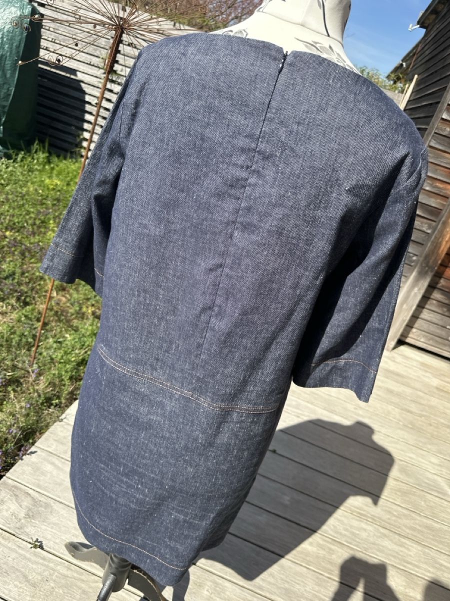 Vestiti: Antonelli Kleid, Grösse 38, Jeans-Look – Usato da Watt venduto da apfel70rot 1