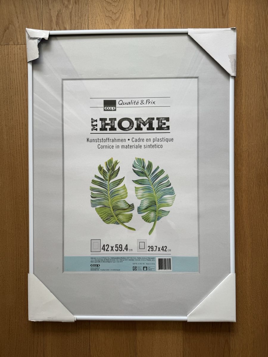 Cornici: Neuer Bilderrahmen, 42x59.4cm, Kunststoff – Nuovo (secondo la descrizione) da Männedorf venduto da sga_sl6n