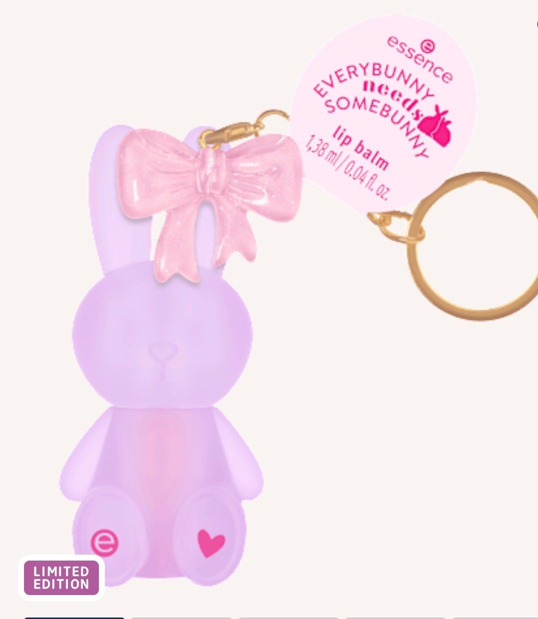 Make-up: Lipbalm Essence "Everybunny Needs Somebunny" limited edition – Nuovo (secondo la descrizione) da Kreuzlingen venduto da micus87 1