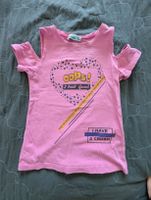 Mädchen T-Shirt pink Grösse 122 mit Aufdruck guter Zustand