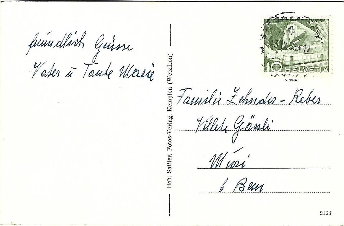 Cartoline postali: Sternenberg Gasthaus z.Sternen – Usato da Wetzikon ZH venduto da Brulu100 1