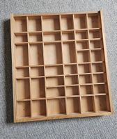 Setzkasten mit Plexiglasabdeckung