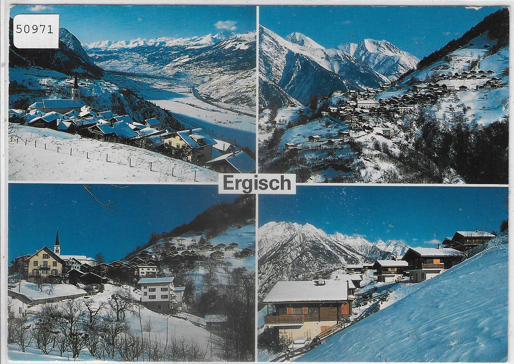 Ansichtskarten: Ergisch im Winter - Multiview – Gebraucht aus Ettingen von Kartenplanet