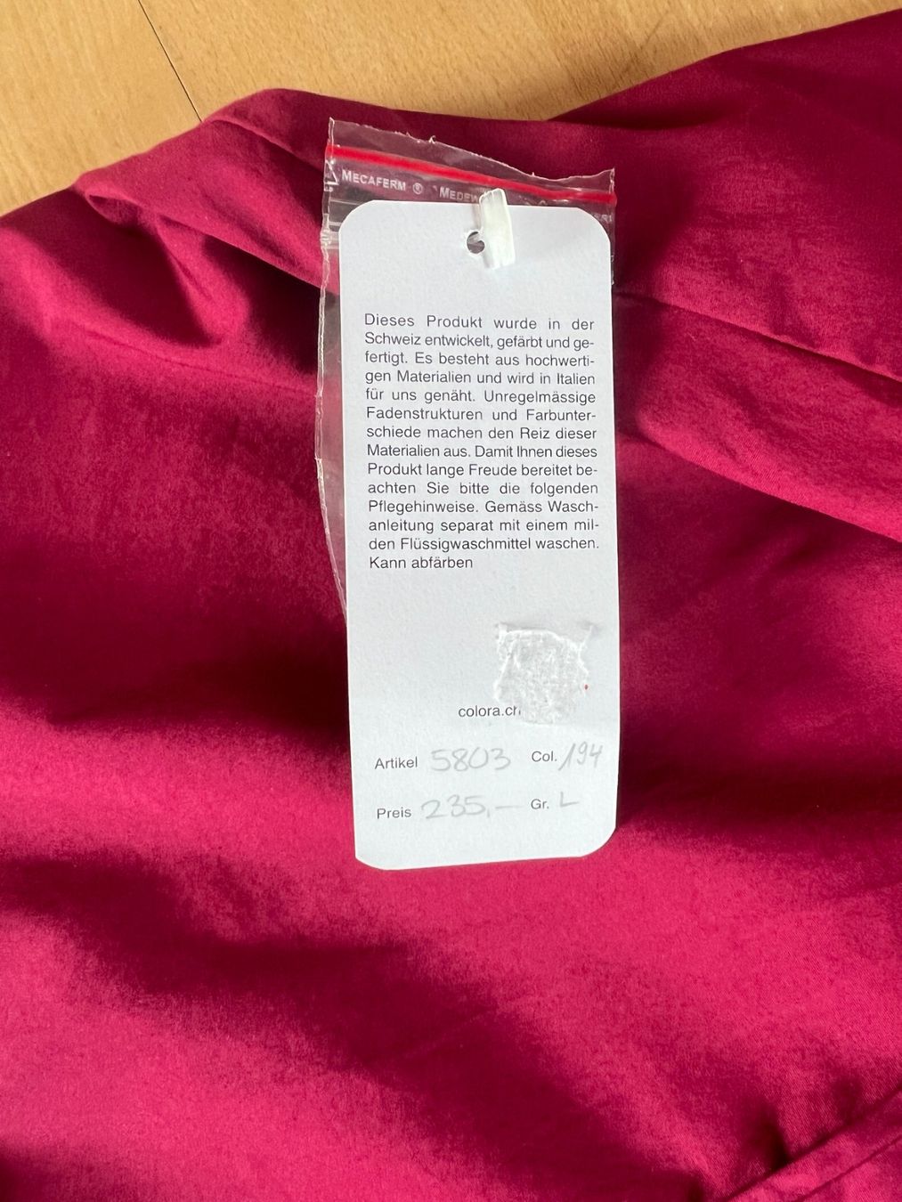 Colora Camicette: Colora Damen Bluse, Gr. L, Beere, NEU – Nuovo e nell'imballaggio originale da Worb venduto da farben20zauber 1