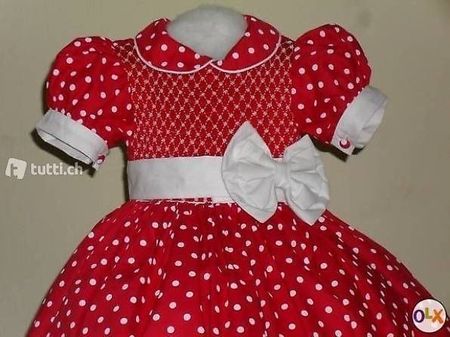 Prinzessin Minnie Maus Festliche Kleid hand smoked dress