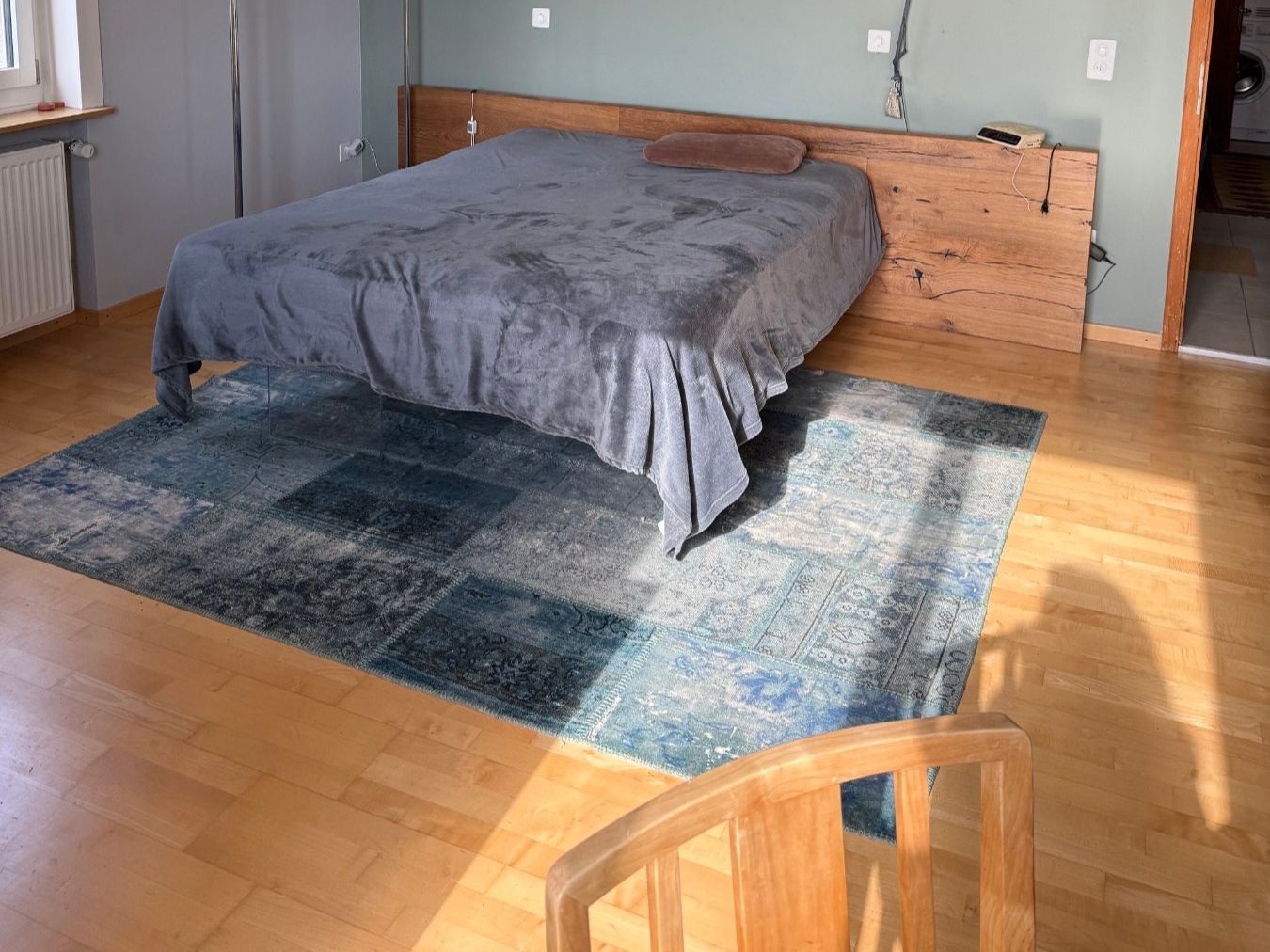 Tappeti: Teppich Carpet Edition Patchwork Wolle 247 x 200 cm blau – Usato da Zürich venduto da aishaelmer