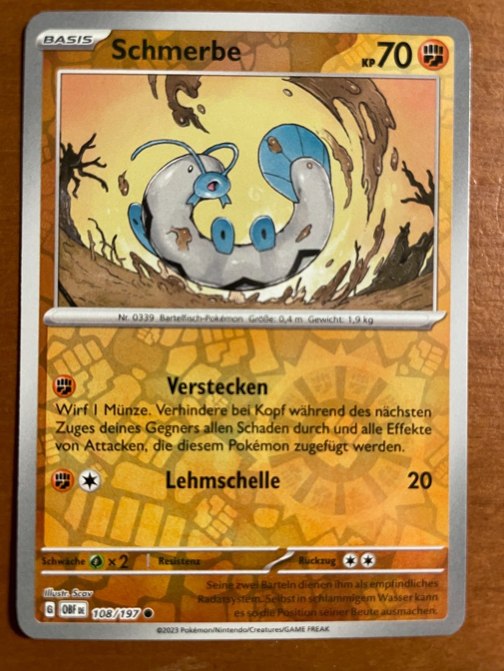 Pokémon Sammelbilder & Trading cards: Pokemon Schmerbe Reverse (Versand gratis) – Neu (gemäss Beschreibung) aus Chur von Angerson