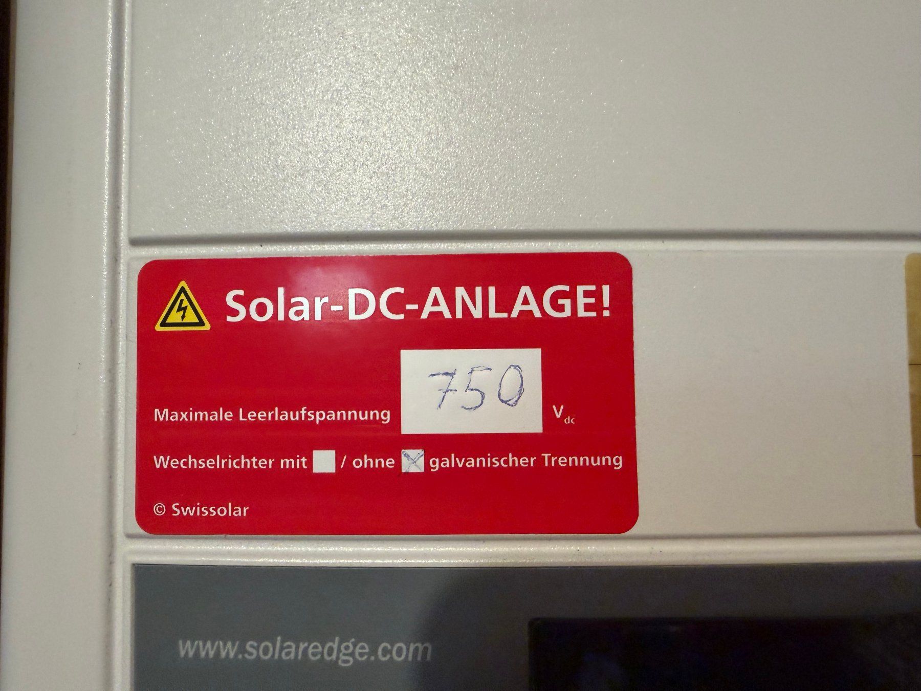 Onduleurs: SE 5k Wechselrichter Solar Edge – D'occasion à Bern par MarkusW03 1