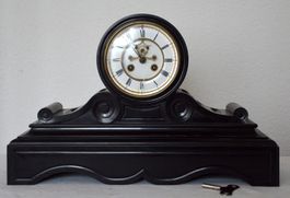 Viktorianische Pendeluhr - Pendule victorienne marbre XIX