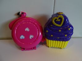 Polly Pocket Flamingo und Cupcake Set